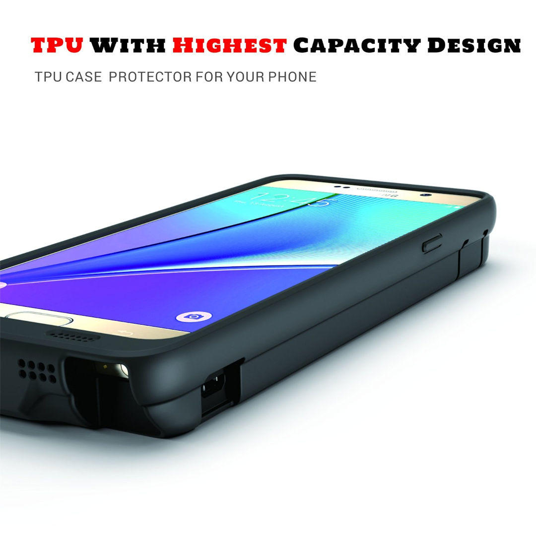 capa com bateria de 8500mAh para o Galaxy Note 5