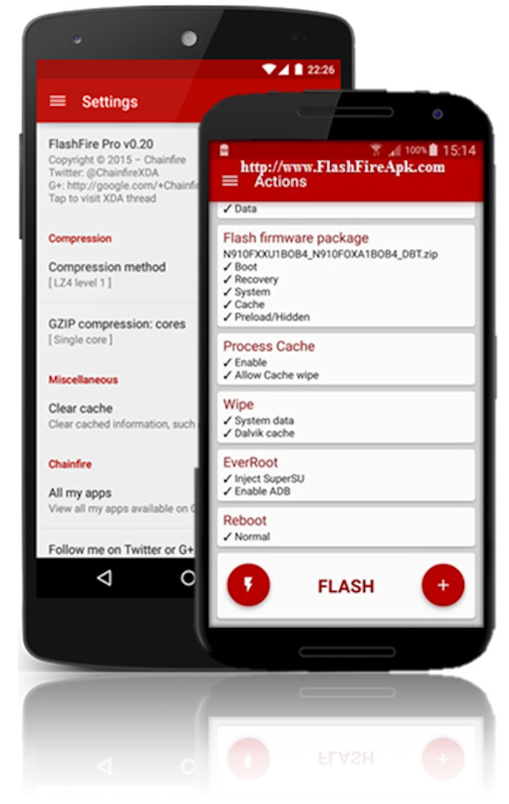 FlashFire permite instalar firmware, ROM e agora OTA diretamente pelo smartphone