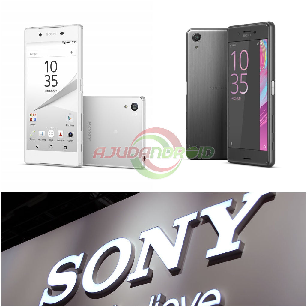 Xperia Z5, Xperia X Performance e logo da Sony