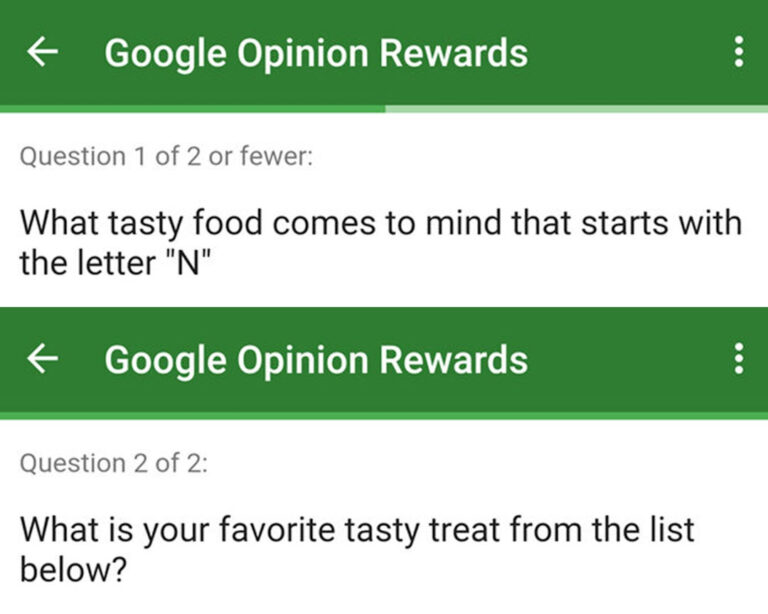Google Opinion Rewards Android N