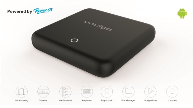 Unuiga S905 quer ser o PC Android 64Bits mais barato do mundo e chega com o Remix OS 2.0