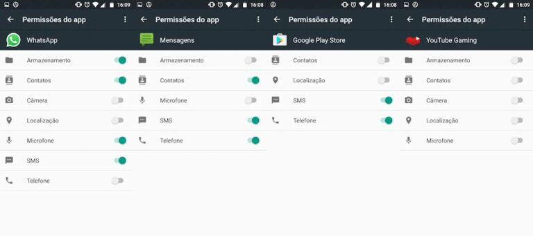 Android 6.0 Marshmallow permissão de aplicativos