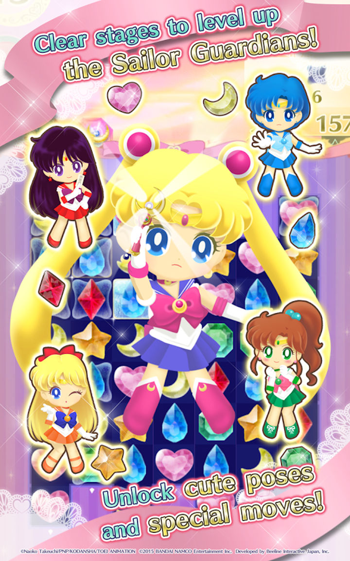 Primeiro jogo oficial da Sailor Moon chega ao Android