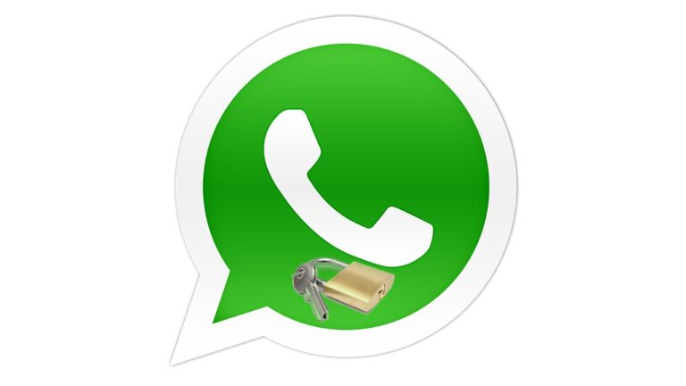 WhatsApp logo cadeado