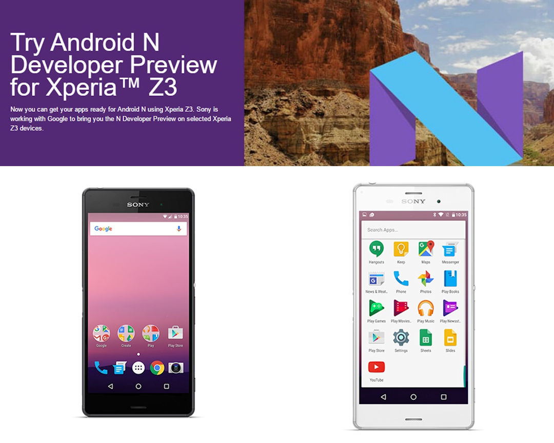 Xperia Z3 Android N