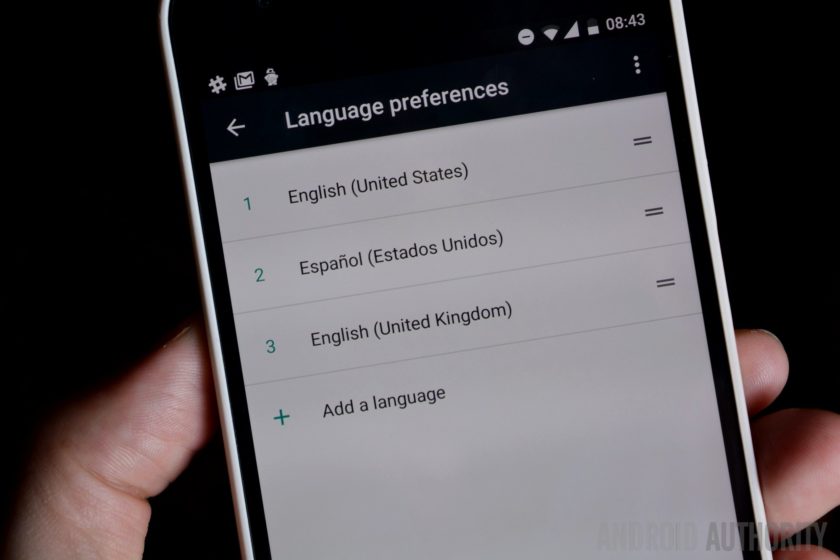 Android 7.0 Nougat Preview 3 chega com suporte multilinguagem para aplicativos