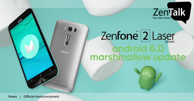 Android 6.0 Marshmallow para o Zenfone 2 Laser