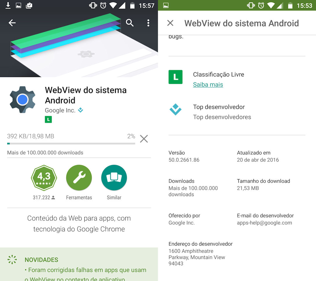 Google Play aplicativos MB gastos