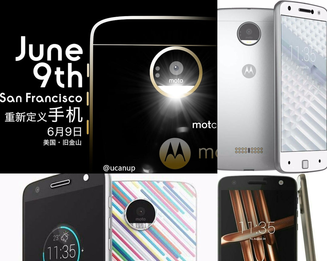 Motorola registra marca Moto Z e novos aparelhos serão lançados em 09 de junho