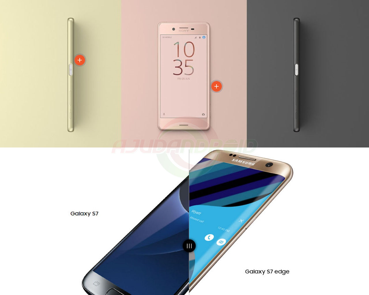 Samsung e Sony lançam vídeos para destacar linha Galaxy S7 e Xperia X