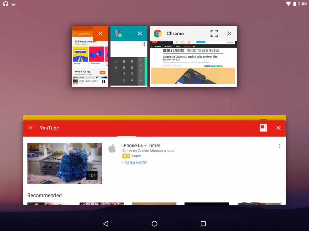 Modo “Forma livre” para janelas abertas não chegará oficialmente para o Android 7.0 Nougat
