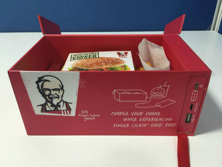 Caixa de bateria KFC