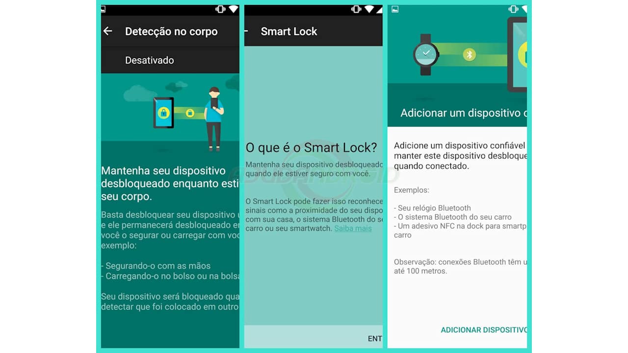 Segurança Android Smart Lock