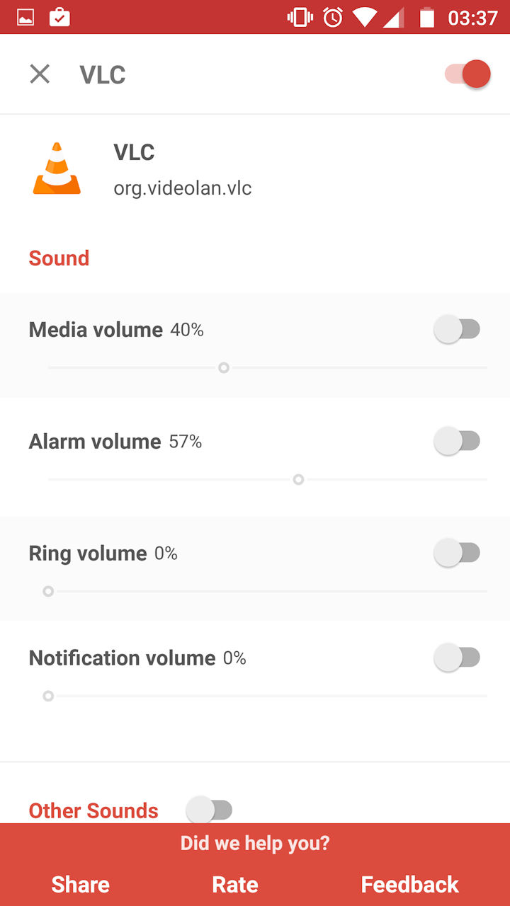 Volume Master - App Control