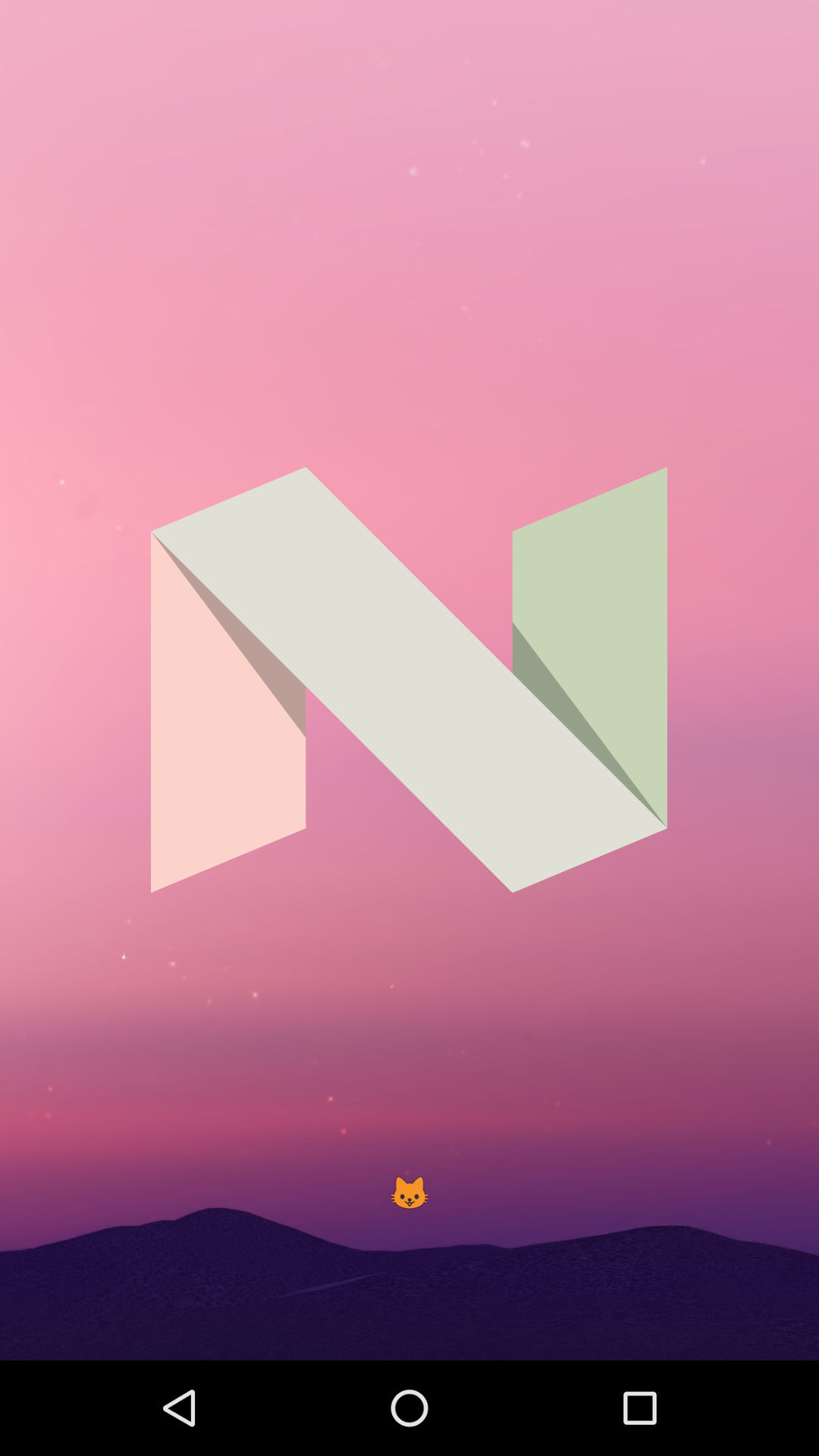 Android 7.0 Nougat jogo do gato