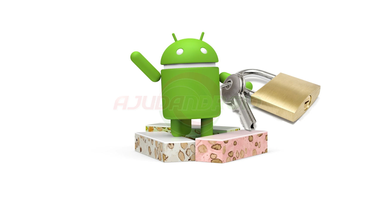 Android Nougat Segurança cadeado