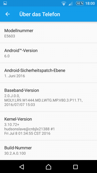 Xperia M5 Android 6.0 Marshmallow