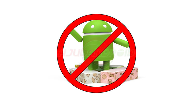 Android Nougat Proibido