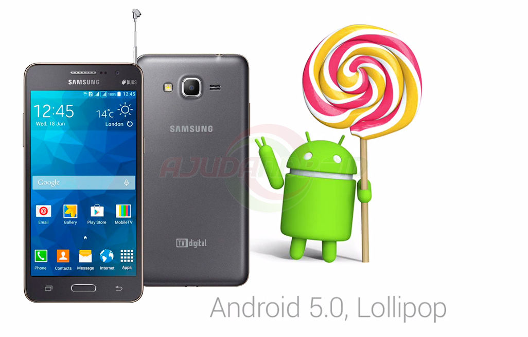 Galaxy Gran Prime Duos TV está finalmente recebendo o Android 5.0.2 Lollipop no Brasil