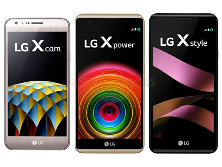 LG X Cam, LG X Power e LG X Style