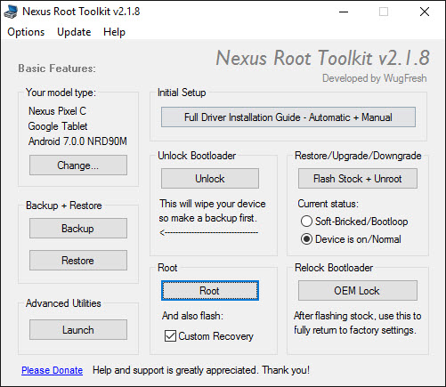 Nexus Root Toolkit