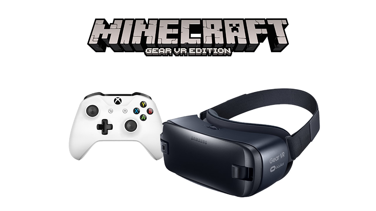 Controle Xbox One S, Gear VR e Minecraft