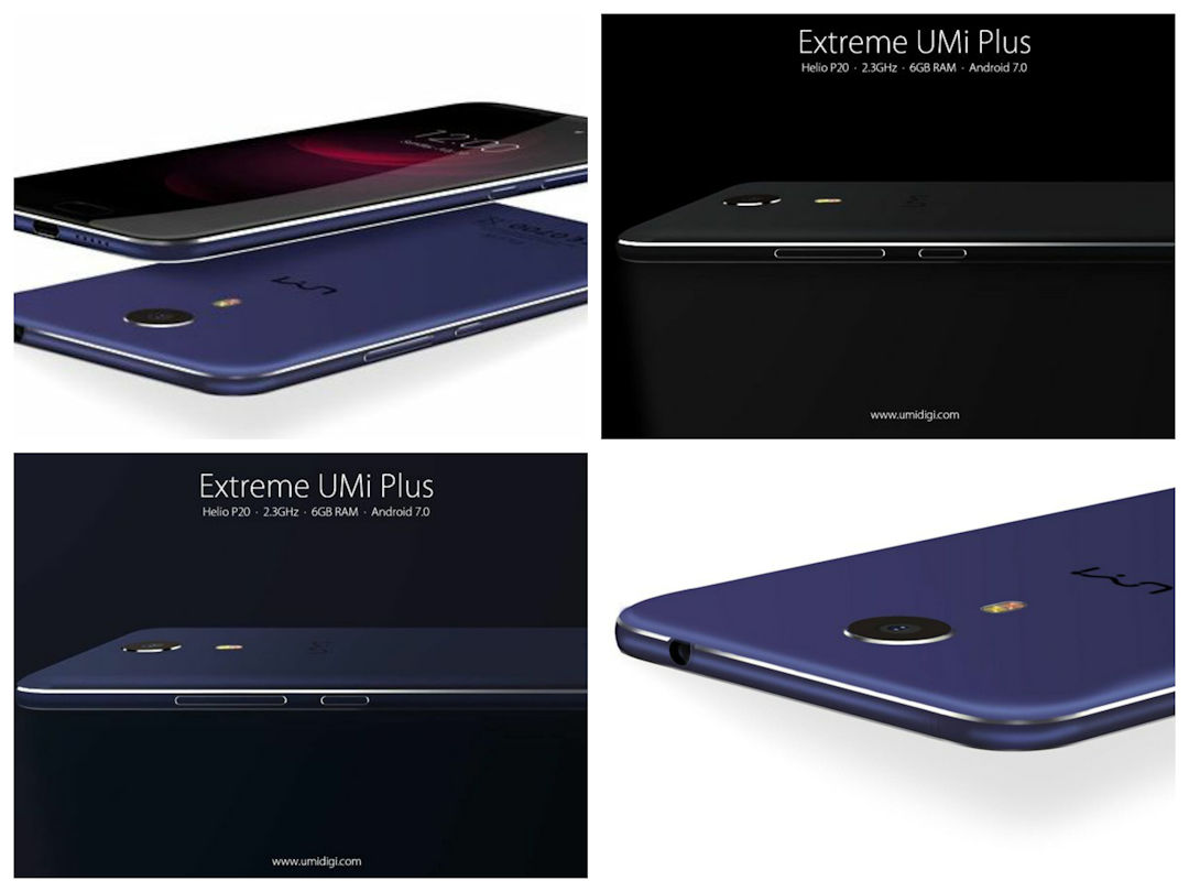 UMI Plus Extreme é revelado com 6GB de memória RAM e processador de 8 núcleos Helio P20
