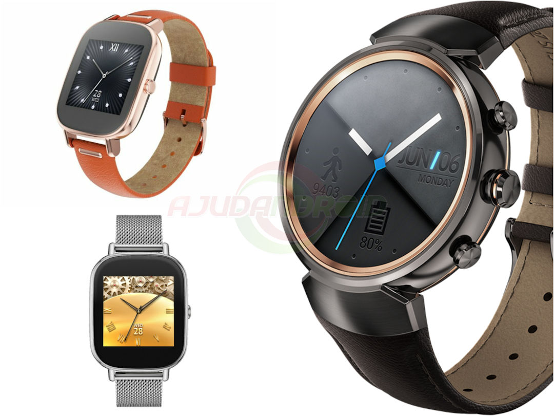 Relógios da Asus chegam ao Brasil a partir de R$999, saiba mais sobre o Asus ZenWatch 2 e ZenWatch 3