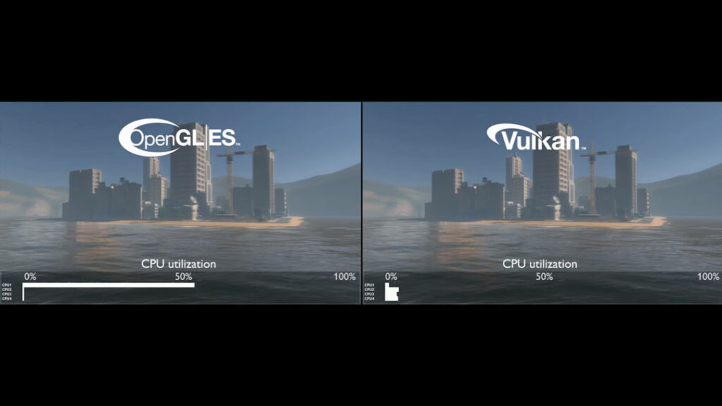 ARM OpenGL ES vs Vulkan