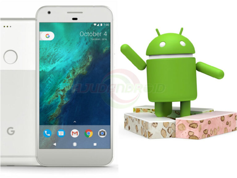 Google Pixel e Android 7.1 Nougat