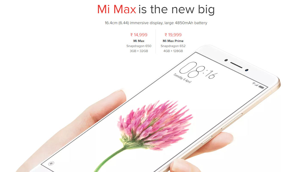 Xiaomi Mi Max recebe versão Prime com processador mais rápido