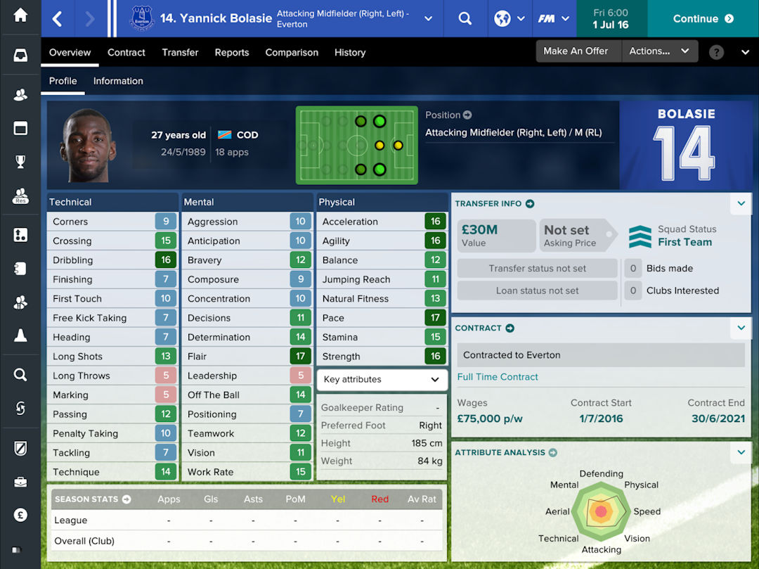 Football Manager Touch 2017
