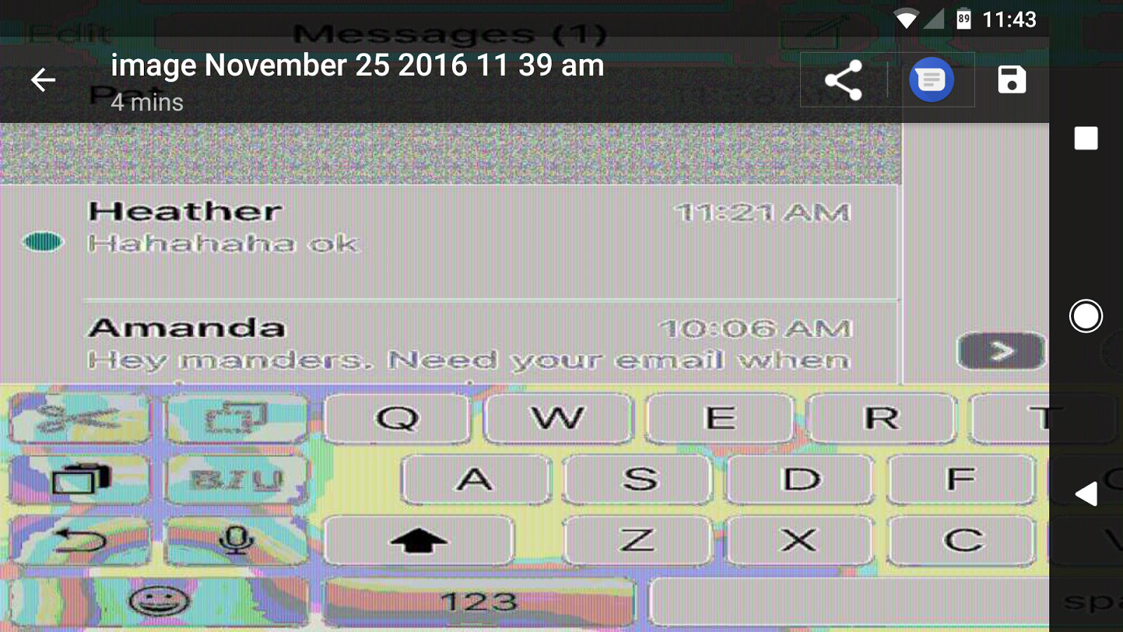 Imagens enviadas de um iPhone para um aparelho com Android 7.1 Nougat ficam distorcidas