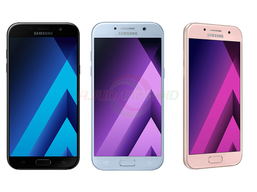 Galaxy A7 2017, Galaxy A5 2017 e Galaxy A3 2017