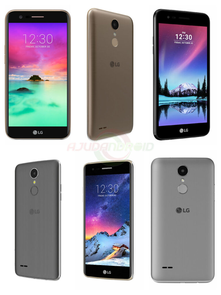 LG K10 2017, LG K8 2017 e LG K4 2017