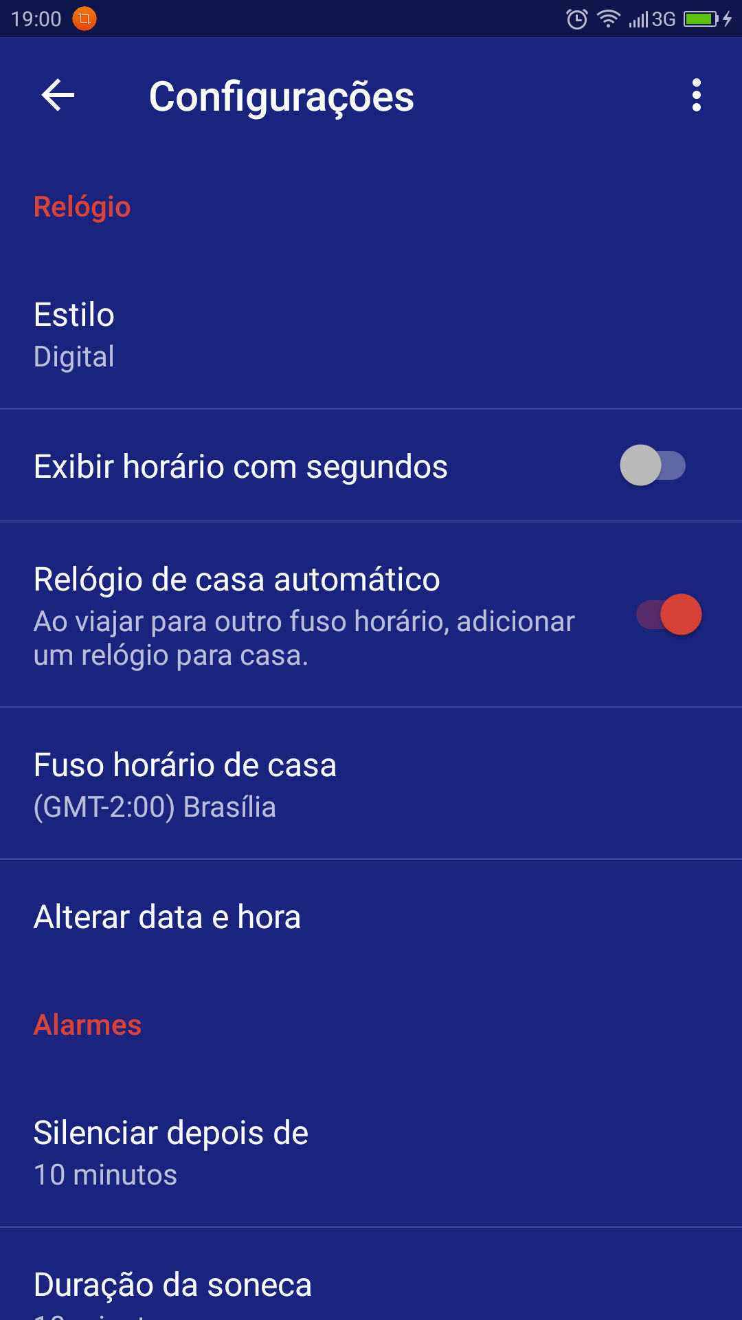 Relógio Google versão 5.0