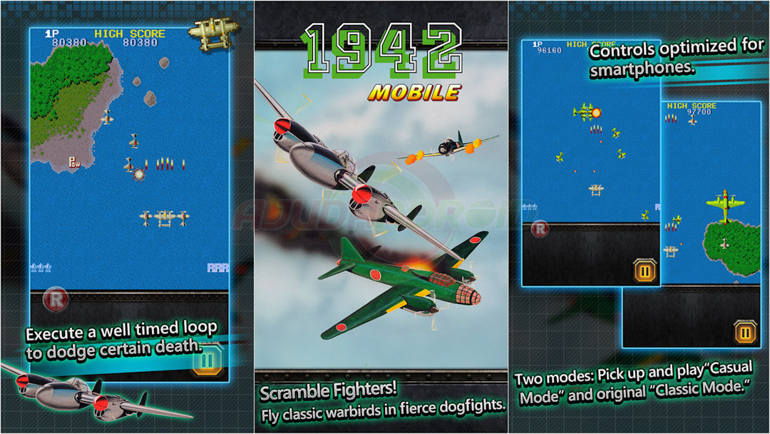 Capcom traz ao Android clássico jogo de avião 1942, mas agora em versão  mobile - Ajudandroid