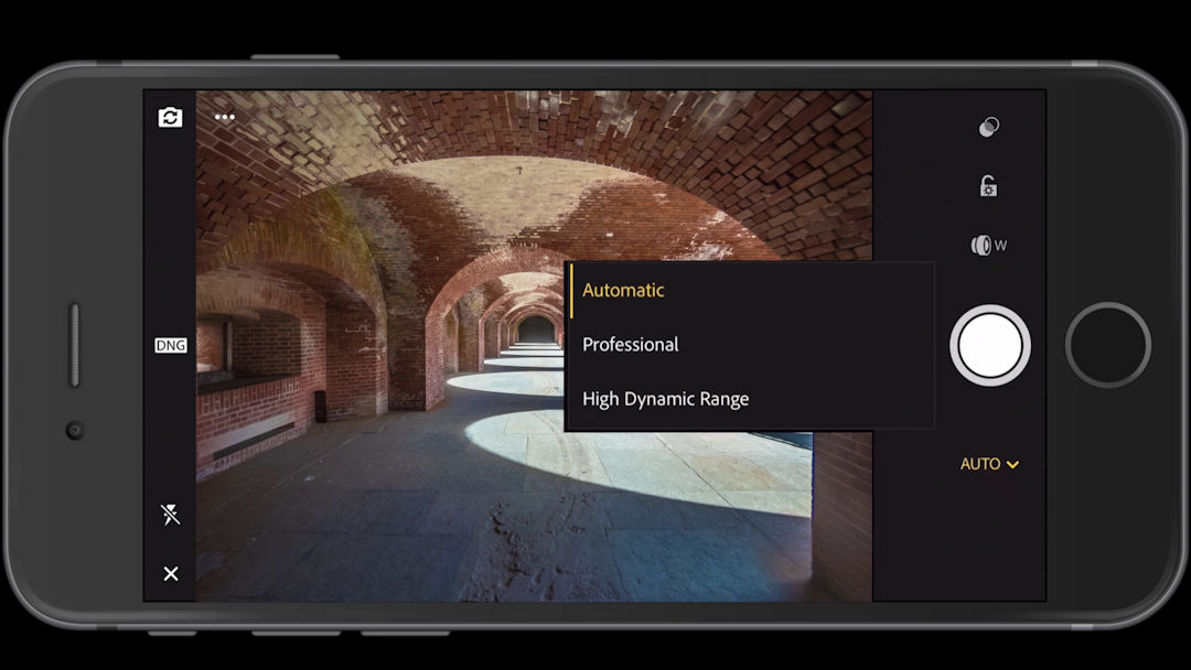 Aplicativo Adobe Photoshop Lightroom tira fotos HDR em RAW no Android