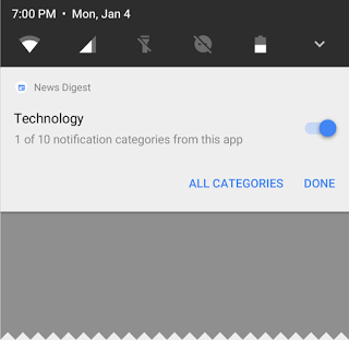 Android O notificações