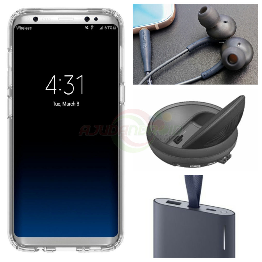 Galaxy S8 contará com fones AKG, estação de trabalho e até carregador portátil oficial