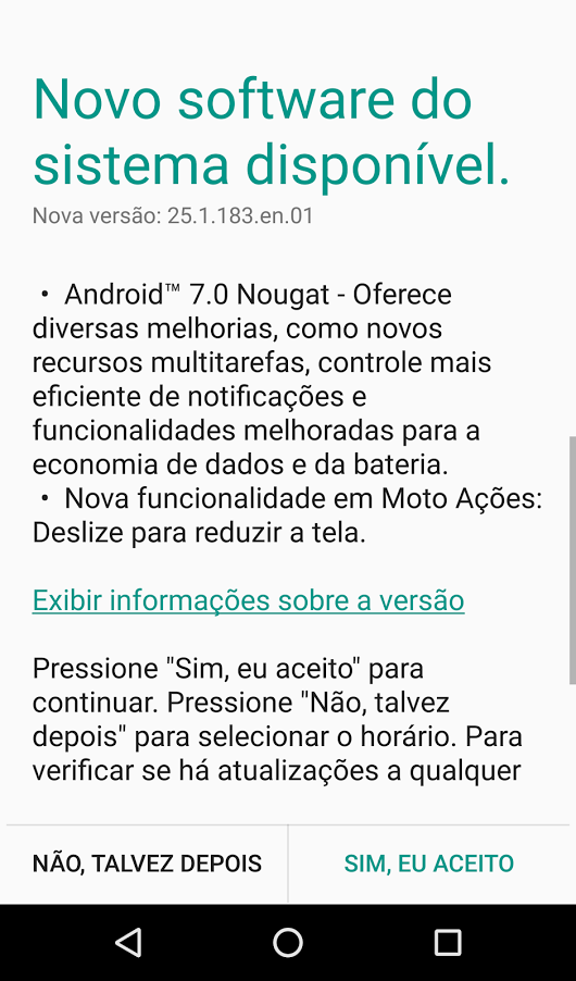 Moto X Style Android 7.0 Nougat