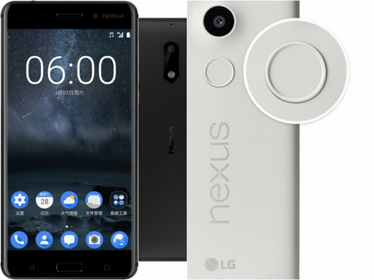 Nokia 6 e Nexus 5X