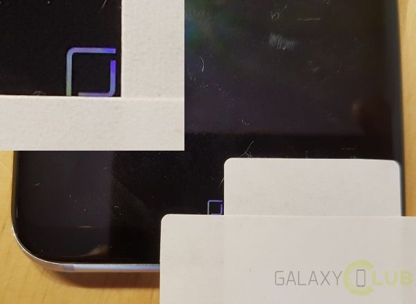Galaxy S8 botão central