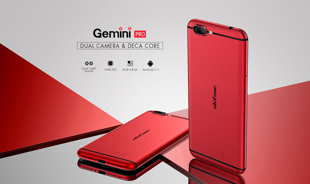Ulefone Gemini Pro entra em pré-venda, smartphone é de metal, tem câmera dupla e processador de 10 núcleos