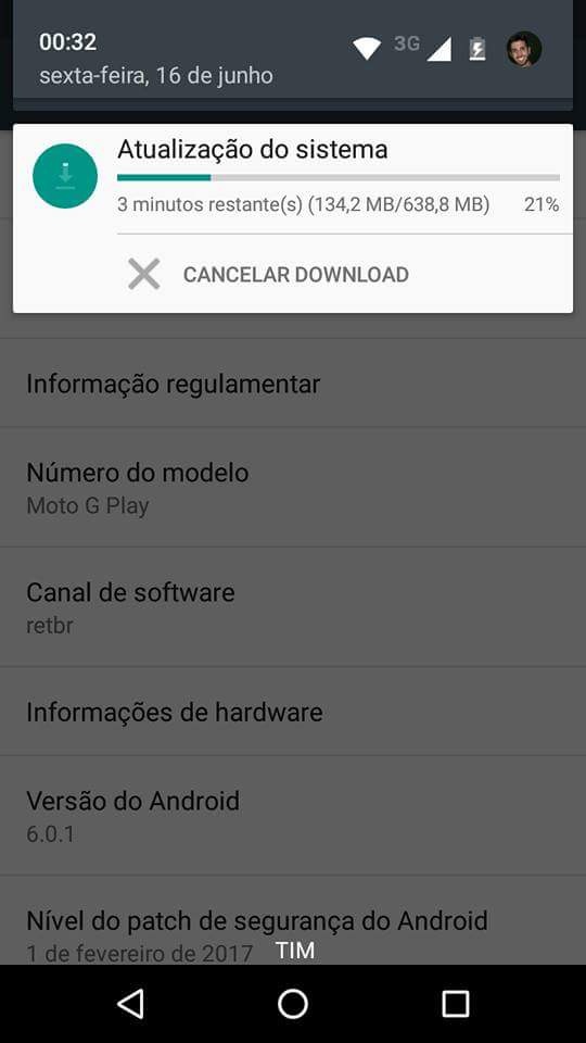 Moto G4 Play Android 7.1.1 Nougat