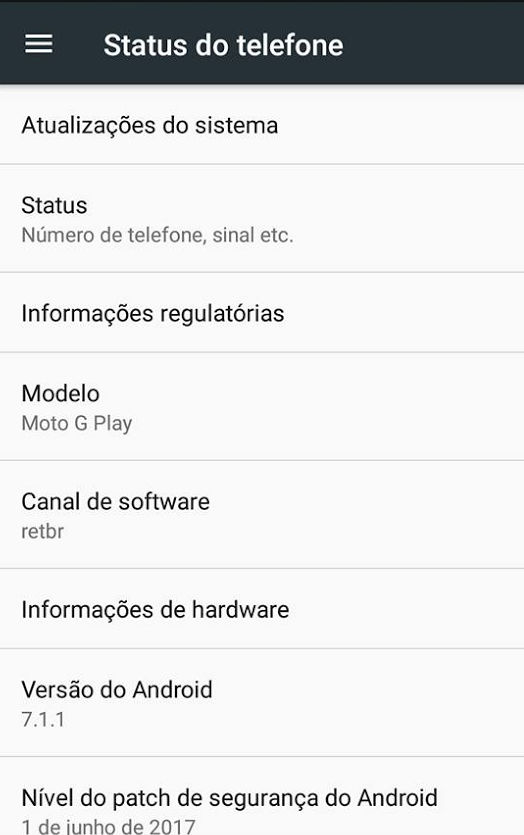 Moto G4 Play Android 7.1.1 Nougat