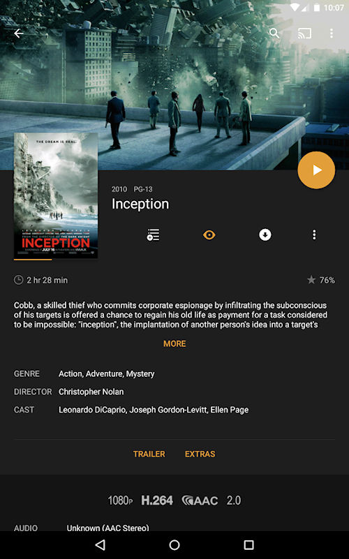 Plex for Android 