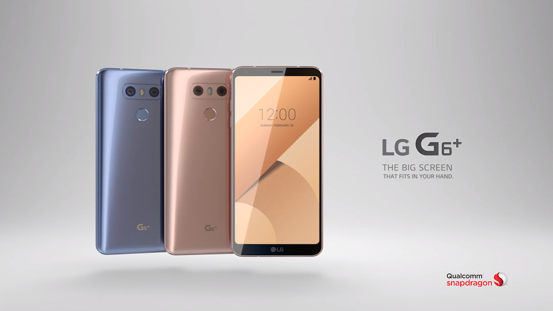 LG lança primeiro vídeo oficial do novo smartphone LG G6+
