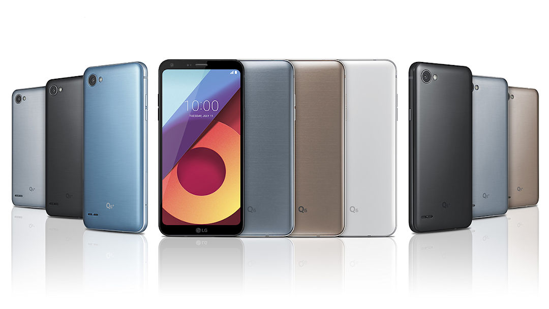 LG Q6, LG Q6+ e LG Qa são anunciados com Snapdragon 435, bateria de 3000mAh e muito mais