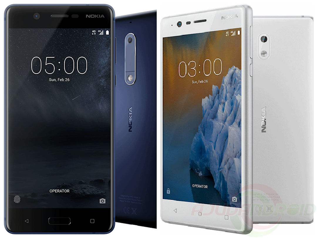 Nokia 5 e Nokia 3